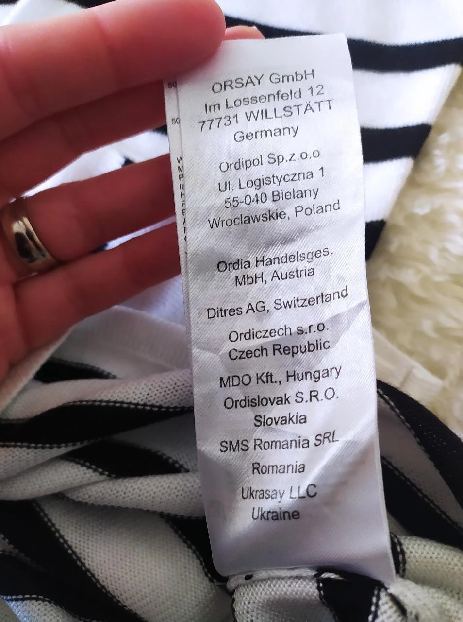 Breton Orsay L Pull rayé à épaules dénudées – photo 11